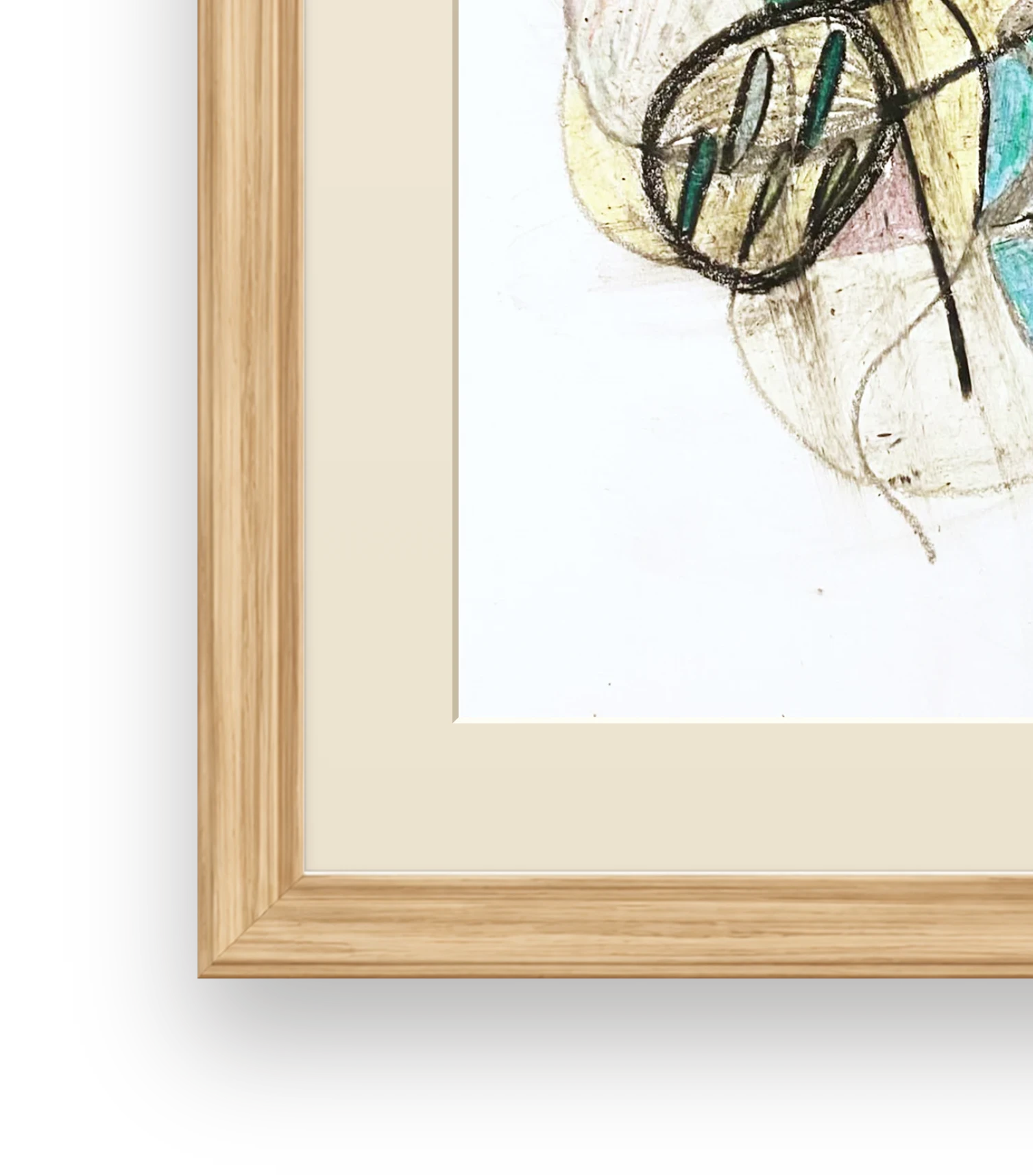Frame and passepartout detail of Folding Signal