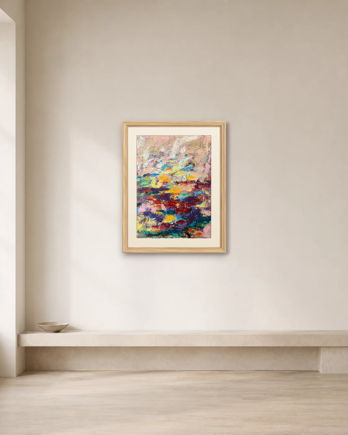 Field Notes shown framed on a neutral collector wall